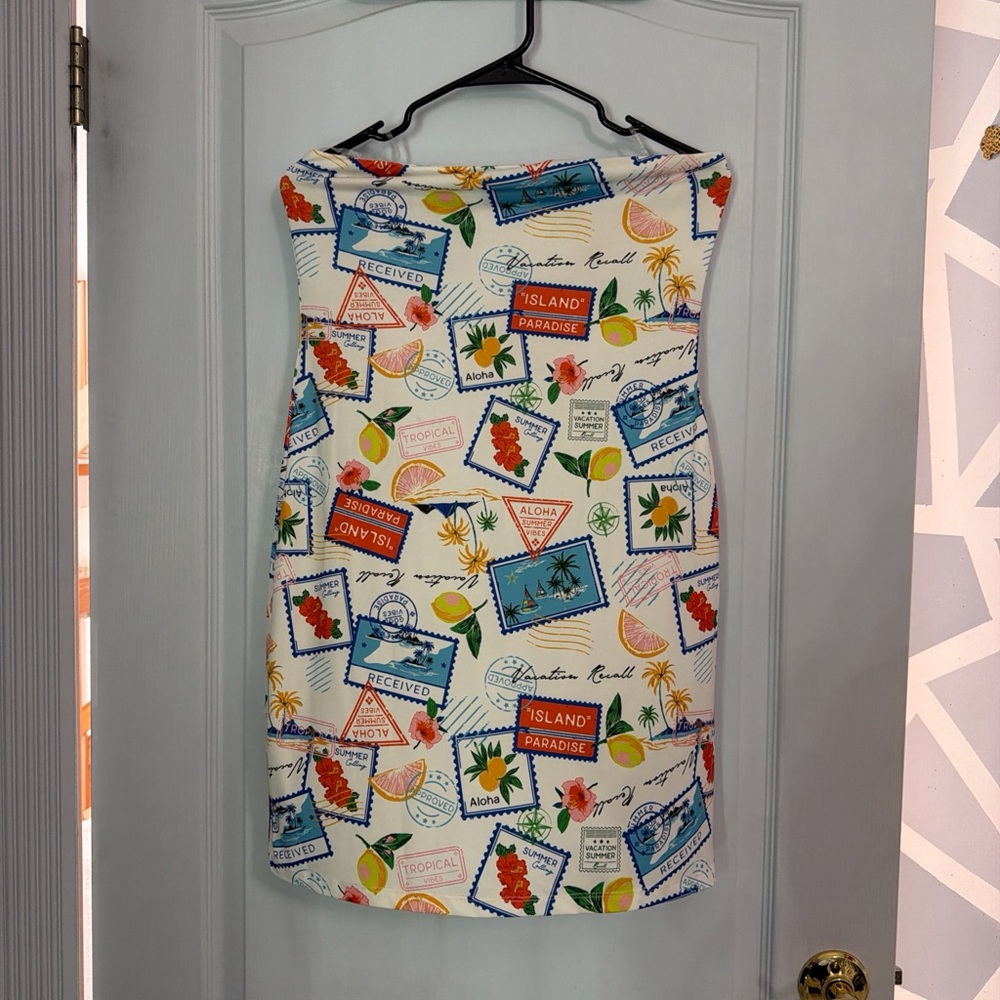 Tropical Print Women's Dress